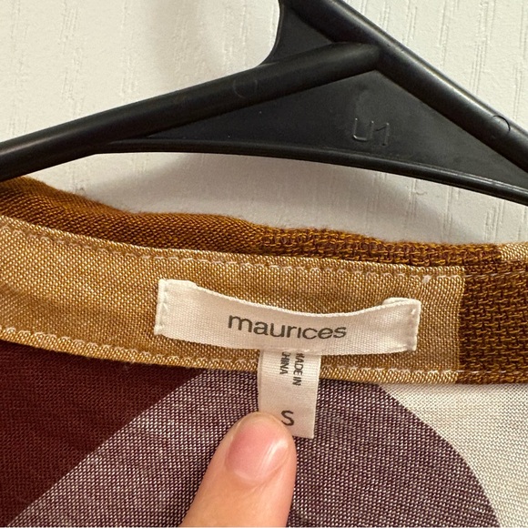 Maurices fall colored flannel shirt - Picture 2 of 4